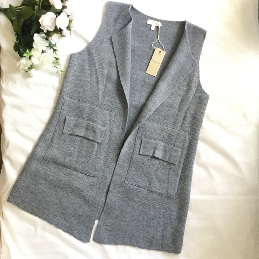 Sweater Vest Cardigan